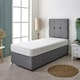 image 2 of Hybrid Memory Foam & Coil Spring Mattress - Soft/Medium Comfort, Cooltouch+ White | Single