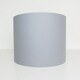 image 6 of CGC LUPO Luxury Grey Cotton & Silver Inner Round Pendant Drum Lamp Shade Grey