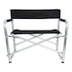 image 2 of Mountain Warehouse Directors Folding Chair Lightweight Camping Outdoor Furniture Black