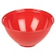 image 4 of 3 Pcs Durable Plastic Colourful Mixing Bowls Set Microwave and Dishwasher Safe | Red | Red