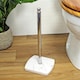 image 1 of Showerdrape Octavia White Marble & Chrome Spare Toilet Roll Holder