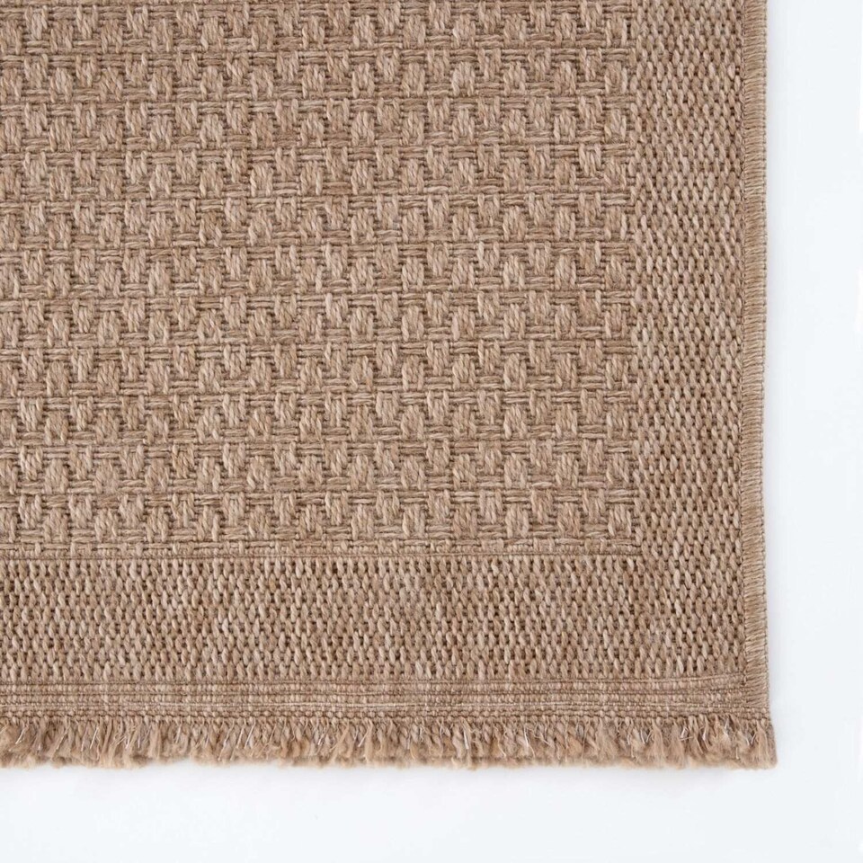 image 1 of The Rugs Nature Collection Plain Design Outdoor Rugs in Beige | 5000N