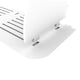 image 4 of Living and Home Narrow Bathroom Corner Storage Cabinet with Standing Shelf