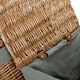 image 3 of Light Steamed Small Square Laundry Basket with Grey Sage Lining | Grey | Grey