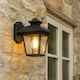 image 3 of CGC HOPE Black Outdoor Wall Lantern Light Black