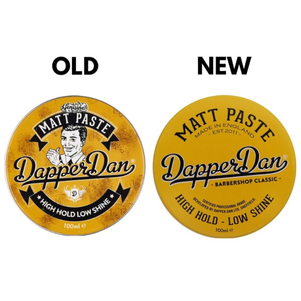image 1 of Dapper Dan Matt Paste 100ml DUO PACK | Black