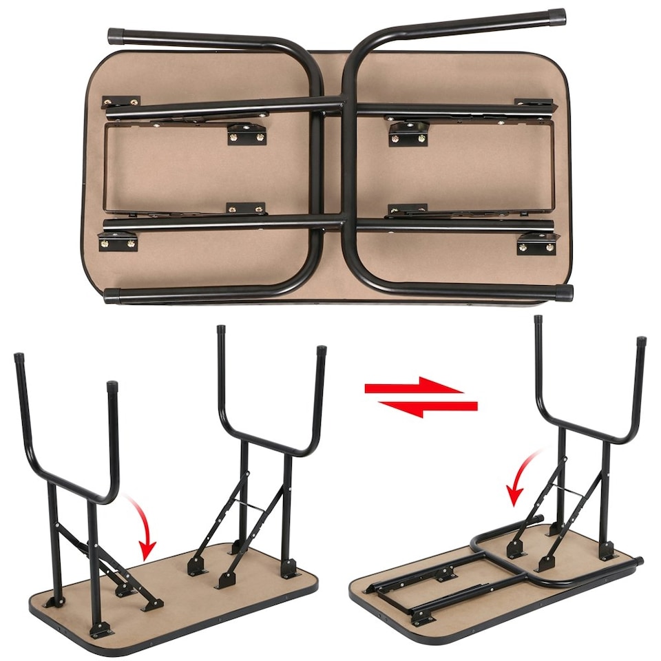 image 1 of Yaheetech 80.5 cm Wide Pet Foldable Grooming Table Black