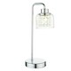 image 3 of Yarrow Polished Chrome & Glass Table Lamp