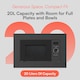 image 5 of Cookology Built-In Microwave 800W Integrated 20L - CBM20LBK Black