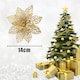 image 5 of Living and Home 30 Pcs Artificial Poinsettia Christmas Tree Flowers