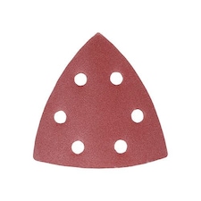 Timco - Delta Sanding Pads - 240 Grit - Red (Size 95 x 95mm - 5 Pieces)