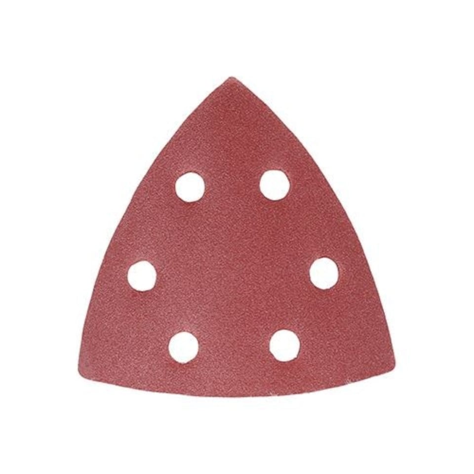 image 1 of Timco - Delta Sanding Pads - 240 Grit - Red (Size 95 x 95mm - 5 Pieces)