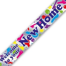 Welcome to Your New Home Foil Banner 274cm