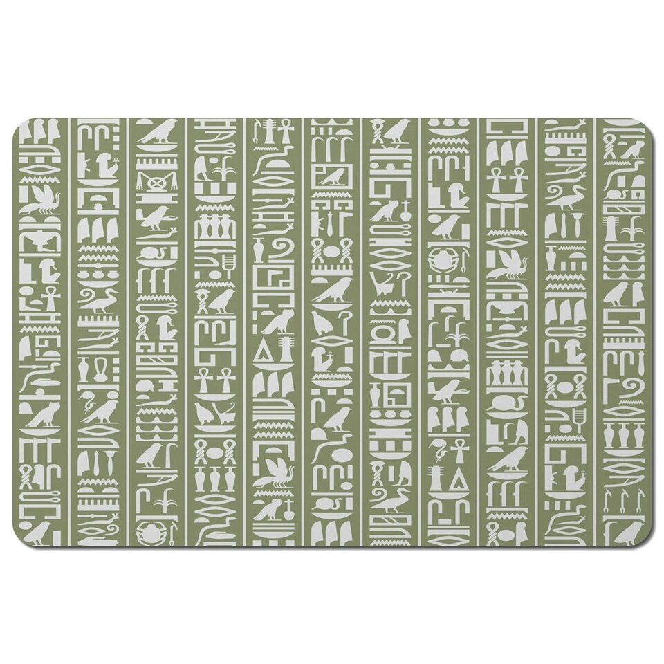 image 1 of Egyptian hieroglyphic decorative background (Placemat)