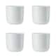 image 1 of Mikasa Egg Cup Set White Porcelain 5cm Set of 4