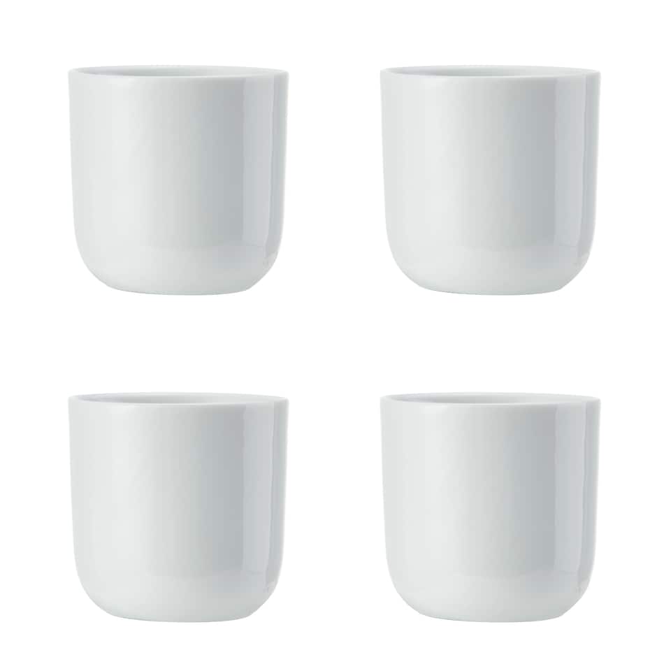 image 1 of Mikasa Egg Cup Set White Porcelain 5cm Set of 4
