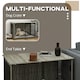 image 4 of PawHut Dog Crate Furniture End Table w/ Cushion for Extra Large Dogs