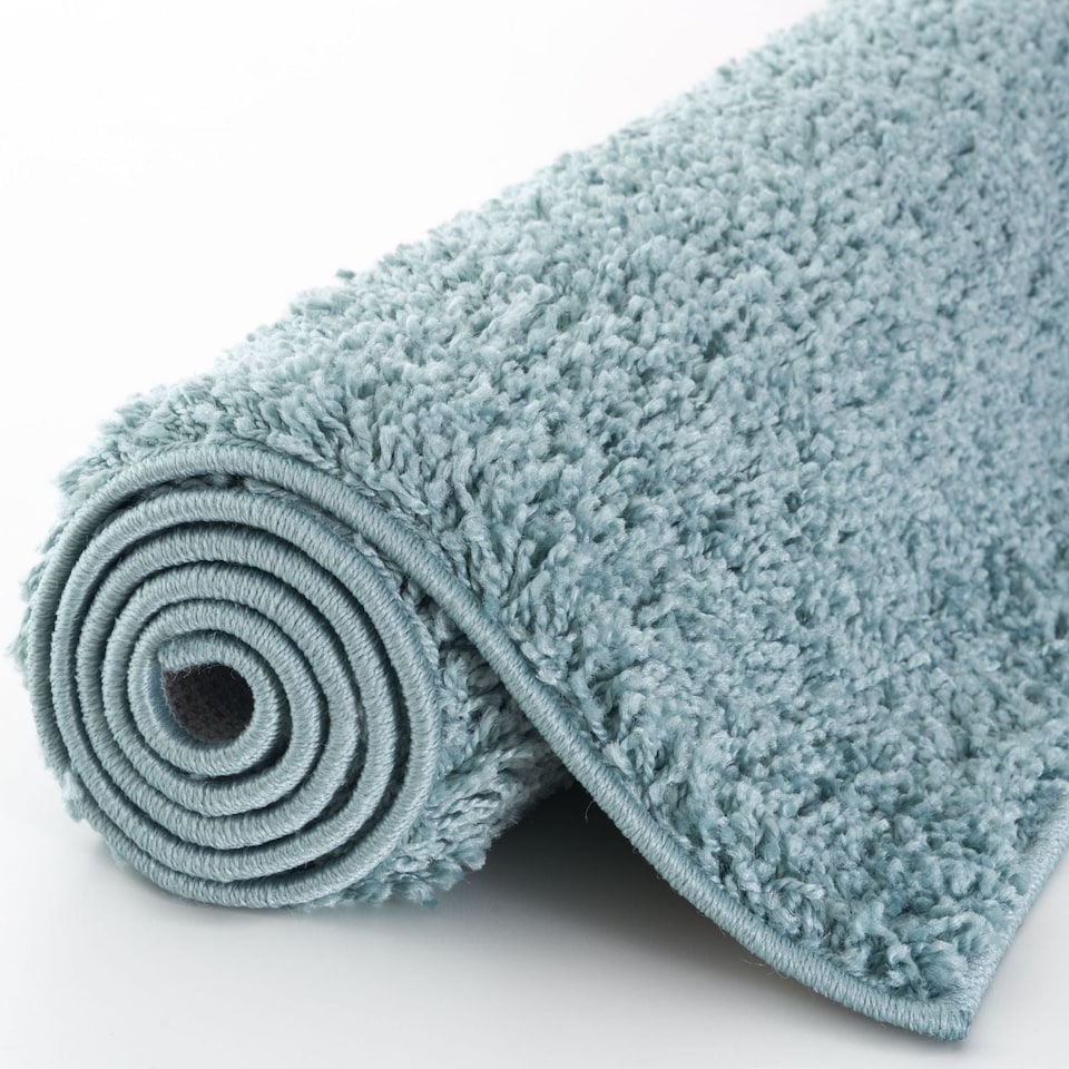 image 1 of The Rugs Myshaggy Collection Plain Soft High Pile Shaggy Floor Rugs and Runners Living Room Bedroom