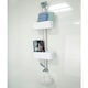 image 2 of Showerdrape Elements White 2 Tier Basket Hanging Shower Caddy