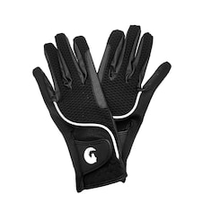 Coco Equestrian Black (M) Breathable 3D Mesh Horse Riding Gloves