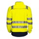 image 2 of Projob Mens Fleece Hi-Vis Coat - Yellow/Navy - XS