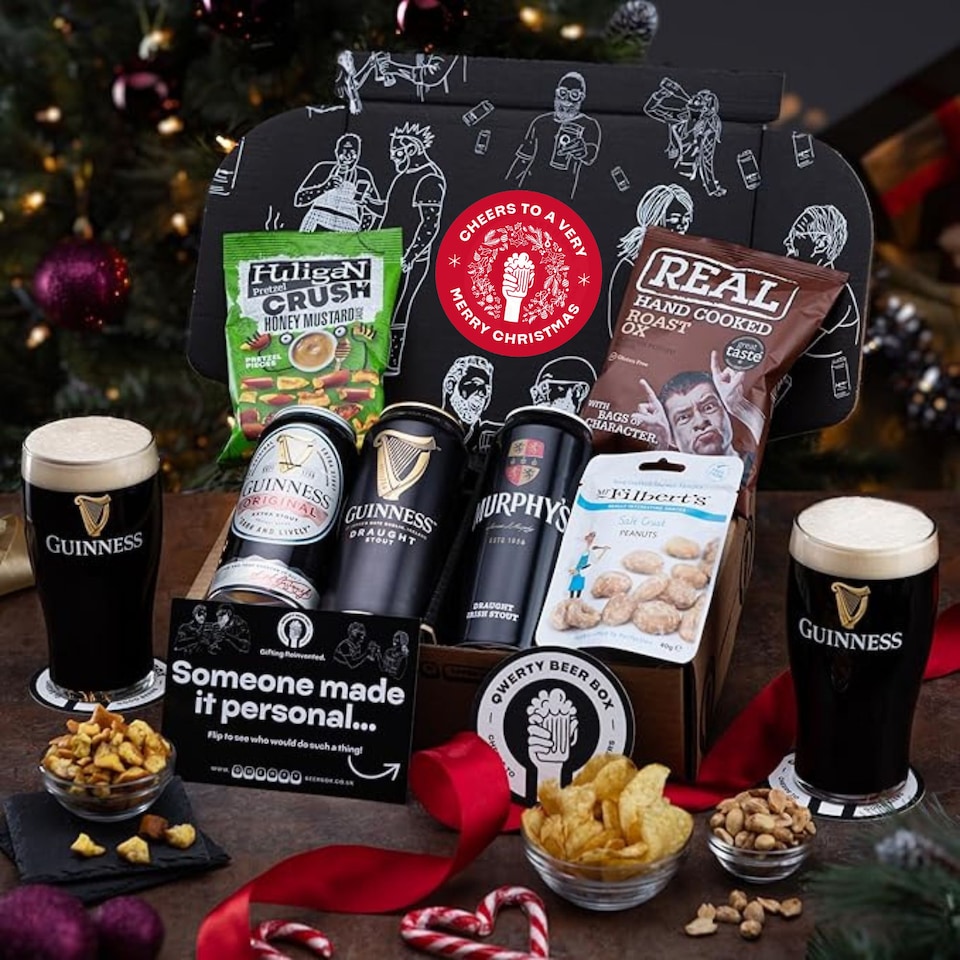 image 1 of Guinness Irish Stout & Snack Christmas Gift Hamper