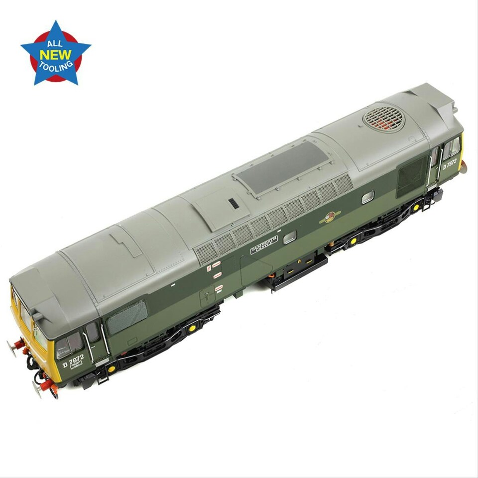image 1 of Bachmann Class 25/3 D7672 'Tamworth Castle' BR Green FYE