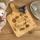 image 2 of OHS Hello Autumn Fall Halloween Pumpkin Decor Bamboo Thick Wooden Cutting Board Serving Platter Tray Brown | Natural