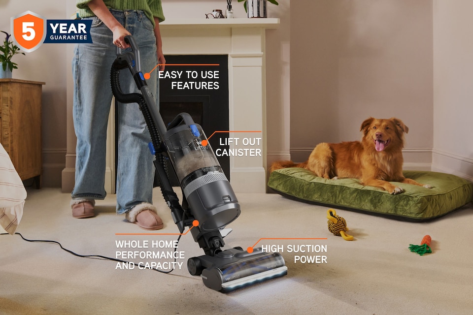 image 1 of VAX LiftOut Pet Upright Corded Vacuum Cleaner CDUP-LOXP