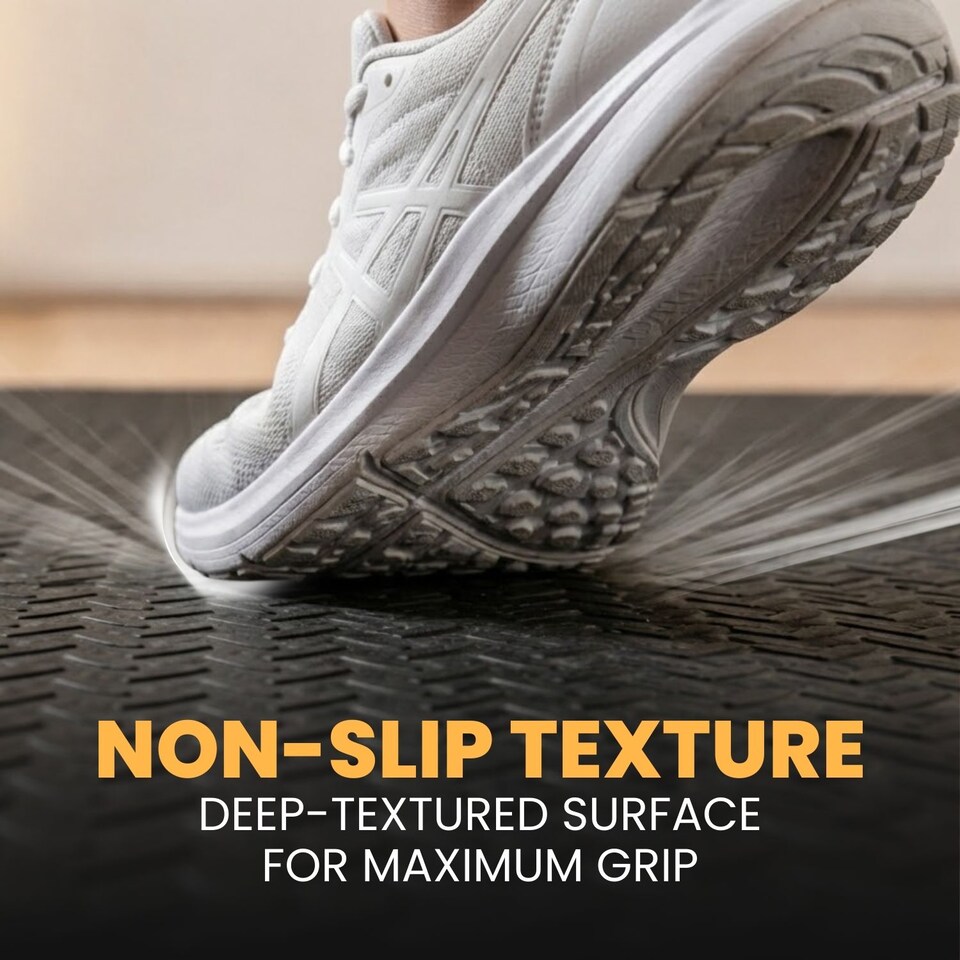 image 1 of Soft Interlocking Floor Mats Set - Non-Slip Foam Tiles EVA Puzzle Mats for Gym, Garage, Home Workout, Playroom, or Office