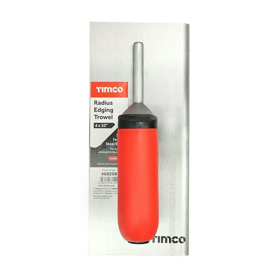 image 1 of Timco - Radius Edging Trowel (Size 4 x 10" - 1 Each)