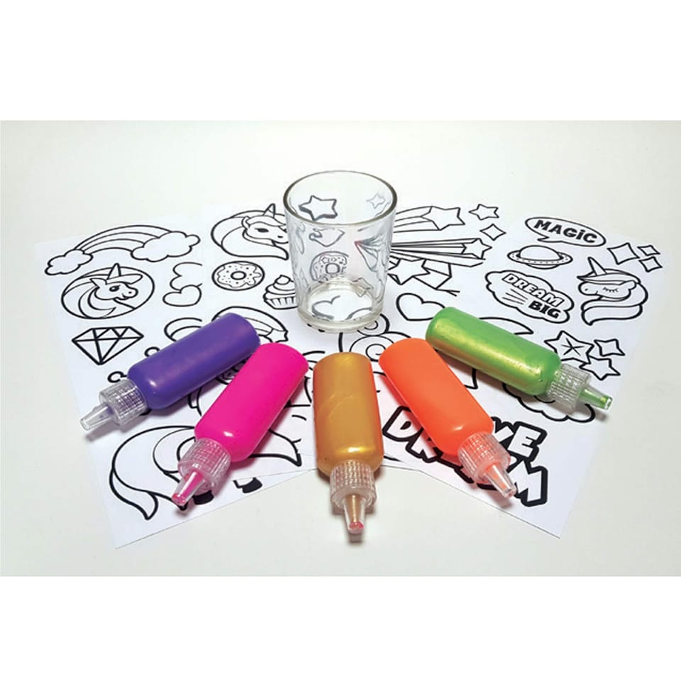 image 1 of Small World Toys Peel And Place Unicorn Gel Stickers