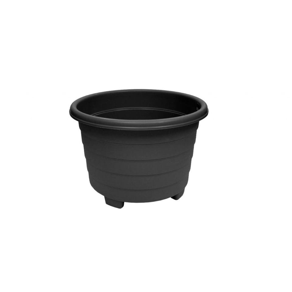 Grosvenor Round Planter - Ebony - One Size