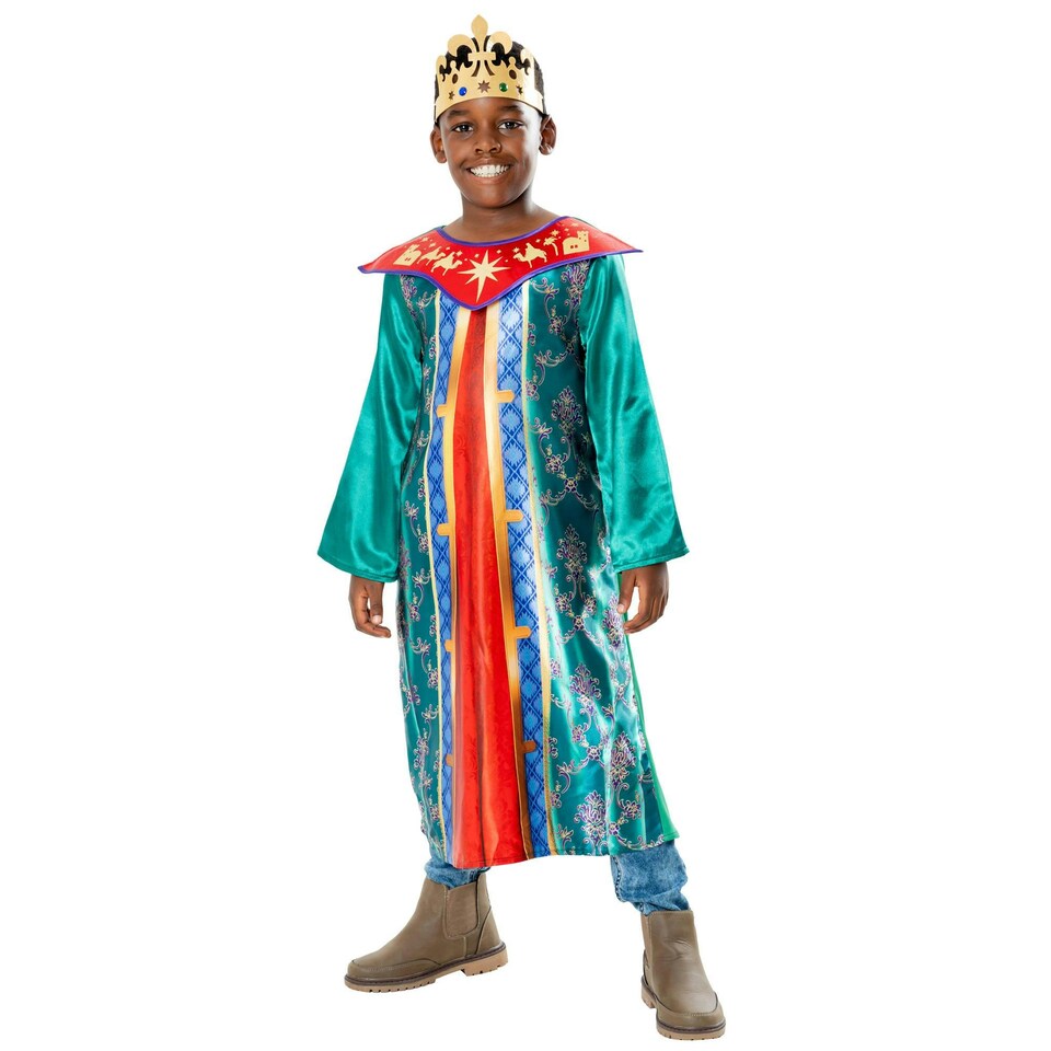 image 1 of Bristol Novelty Childrens/Kids Nativity Wise Man Costume Set - Multicoloured - 7-8 Years 7-8 years
