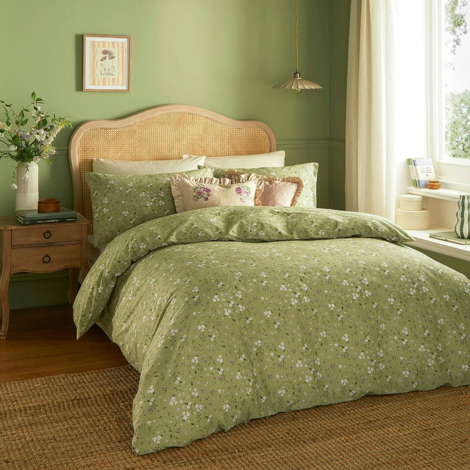 image 1 of Wylder Bronte Floral Super King Duvet Cover Set Multi | Super King