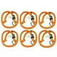 image 1 of 75cm / 29.5" Heavy Duty Bungee Cord Strap Tie Down Holder with Hooks 6pc