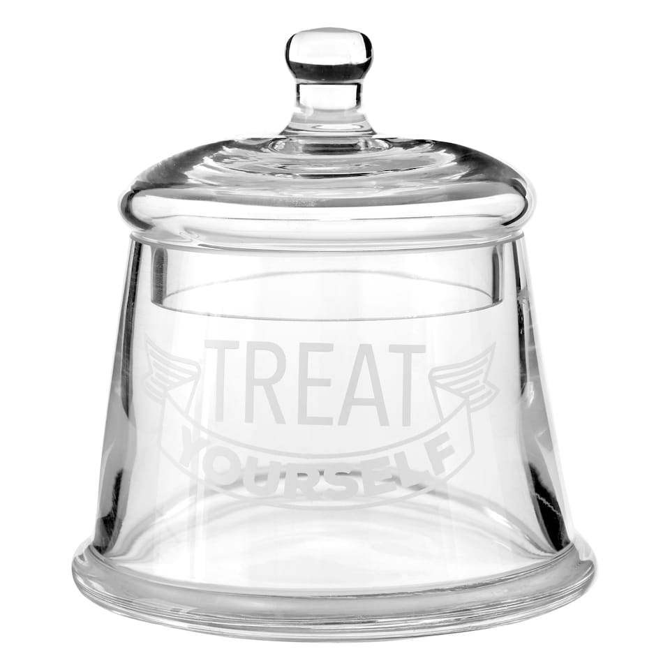 Maison by Premier Olivia Treat Yourself Glass Storage Jar