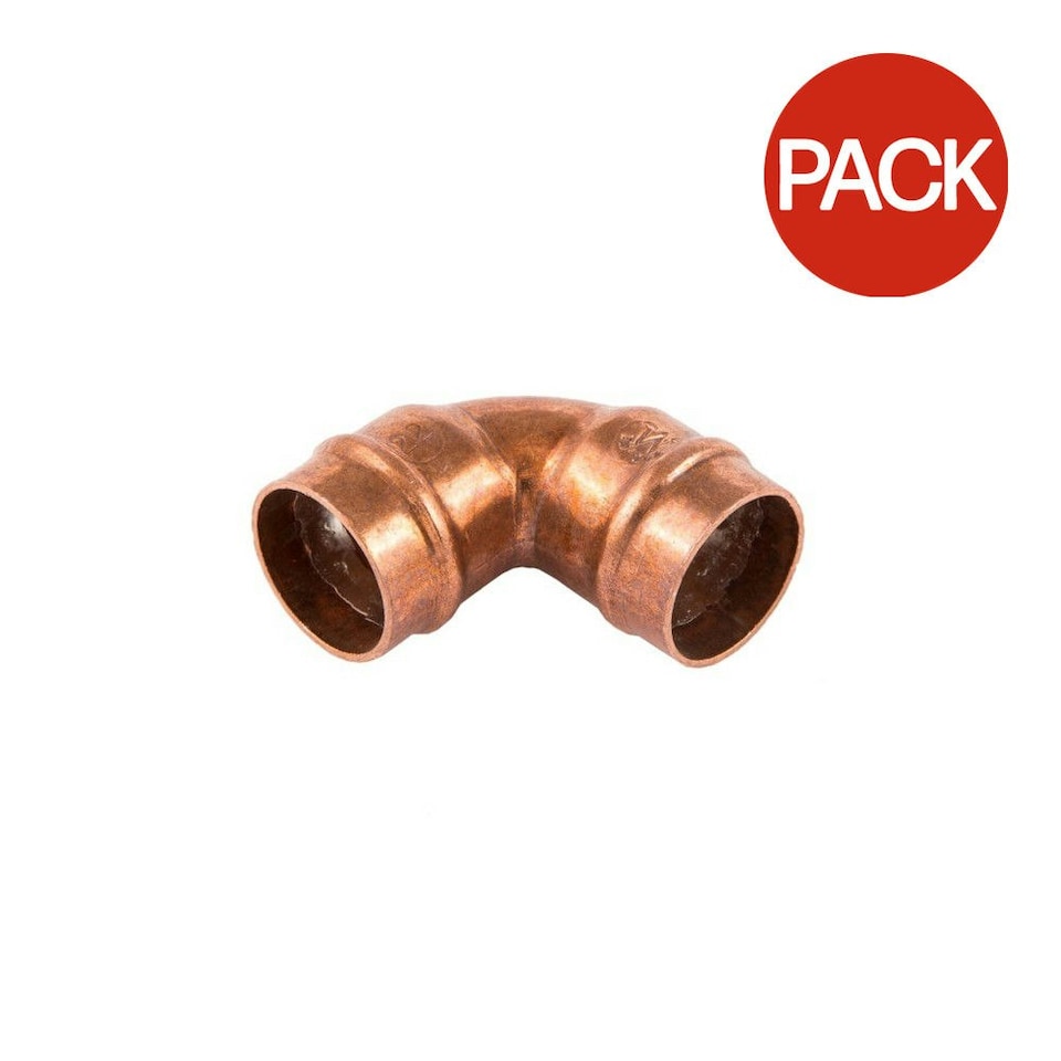 Securplumb Solder Ring Elbow (Pack of 10) - Copper - One Size
