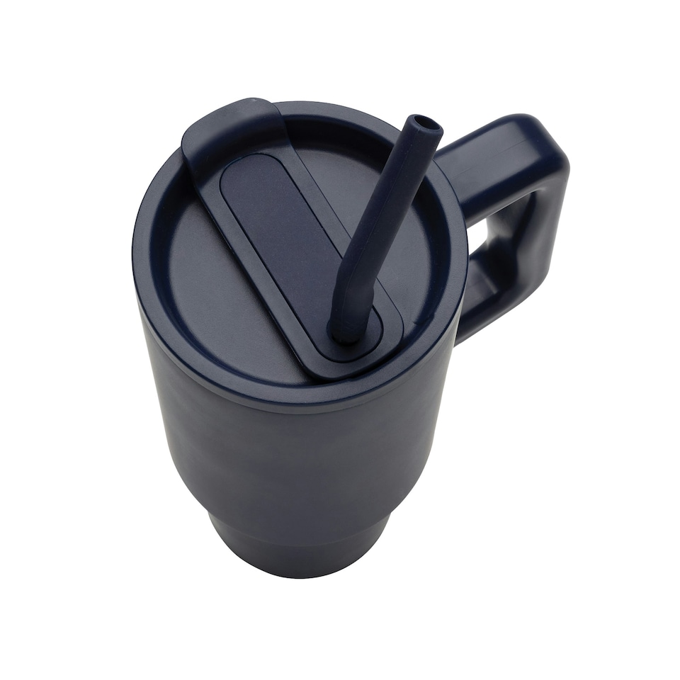 image 1 of XD Collection Embrace Deluxe Recycled Stainless Steel 900ml Tumbler - Navy - One Size