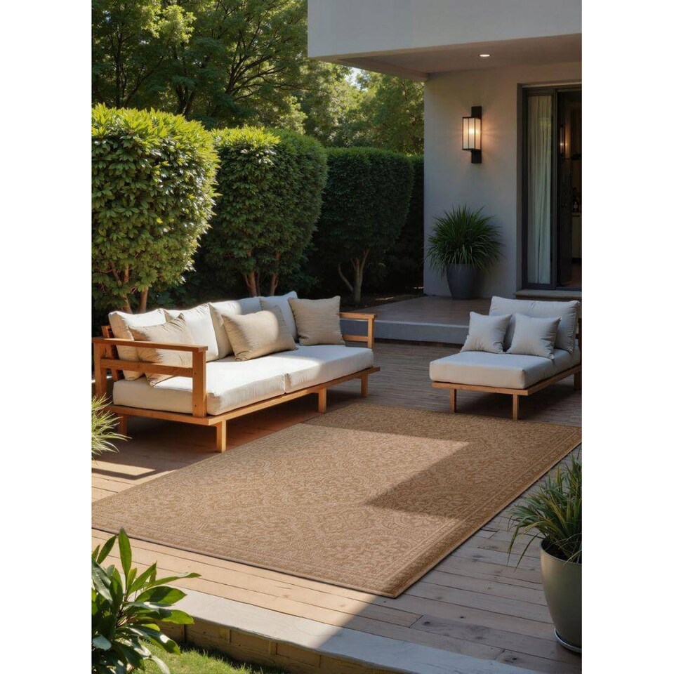 image 1 of The Rugs Rosel Reversible Rug – Indoor Outdoor Vintage Flat Woven Low Pile