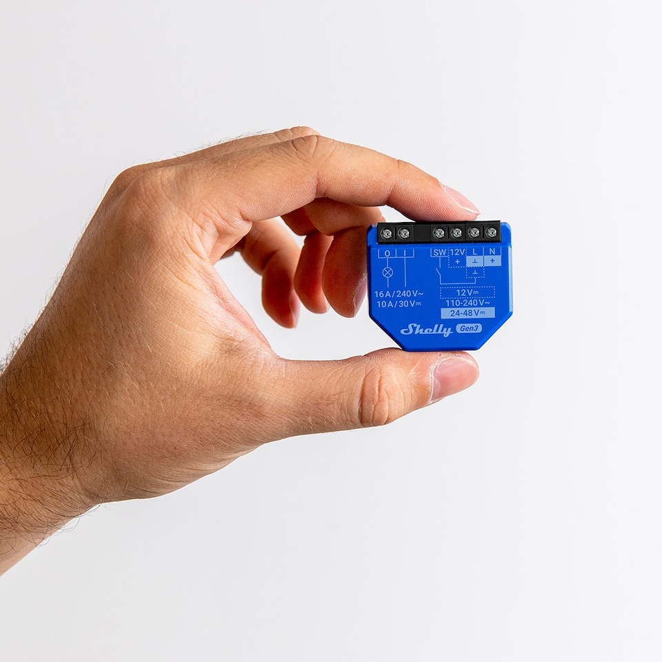 image 1 of Shelly Plus 1 Gen3 16A Switch (Pair)