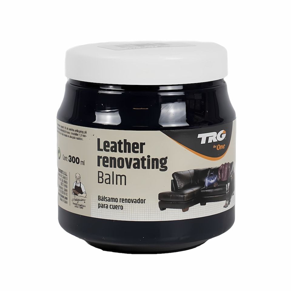 image 1 of TRG Leather Renovating Balm for Colour Restoration of Smooth Leather 300ml | Blue | Navy Blue