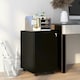 image 2 of Vinsetto File Cabinet with Lock Hanging Bar for Letter A4 Legal Size Black