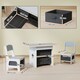 image 5 of AIYAPLAY Kids Table and Chair Set, Toddler Table and 2 Chairs Set with 6 Removable Drawers, for Boys Girls Ages 3-8, for Classroom, Daycares, Homes, Learning, Drawing, Dining, Light Grey