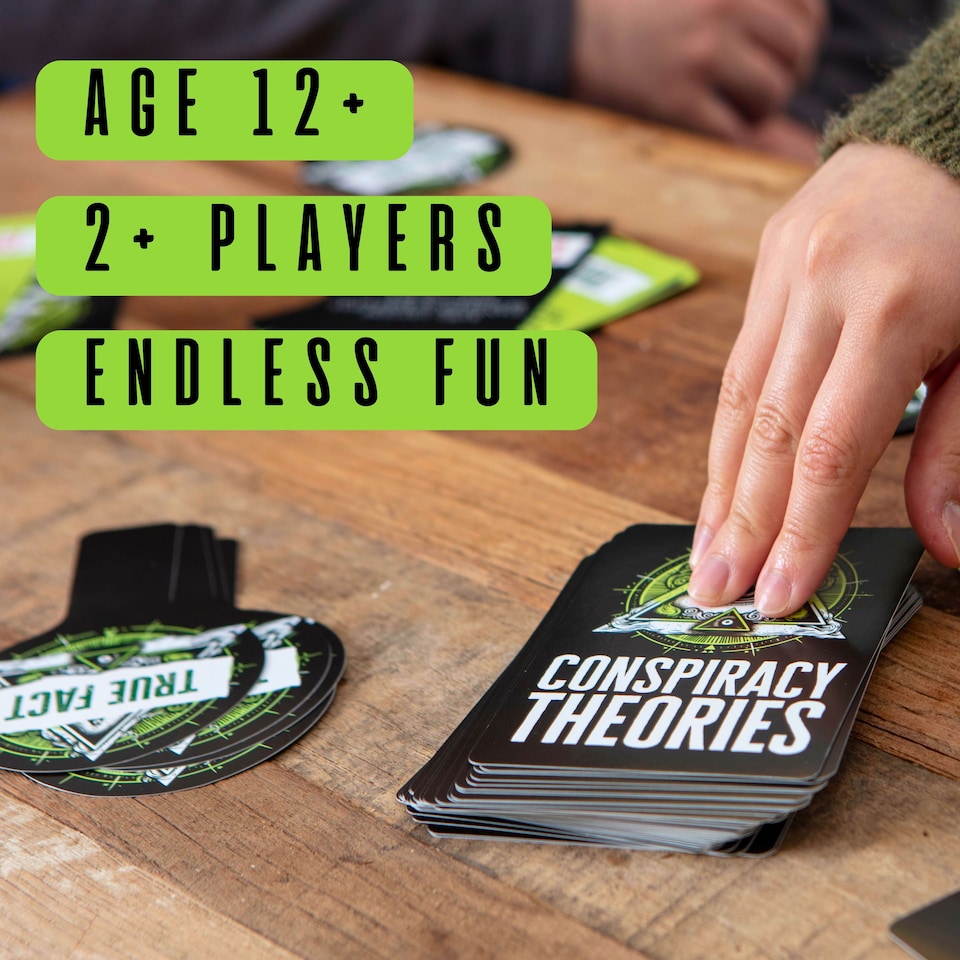 image 1 of Conspiracy Theories Card Game - Adult Games