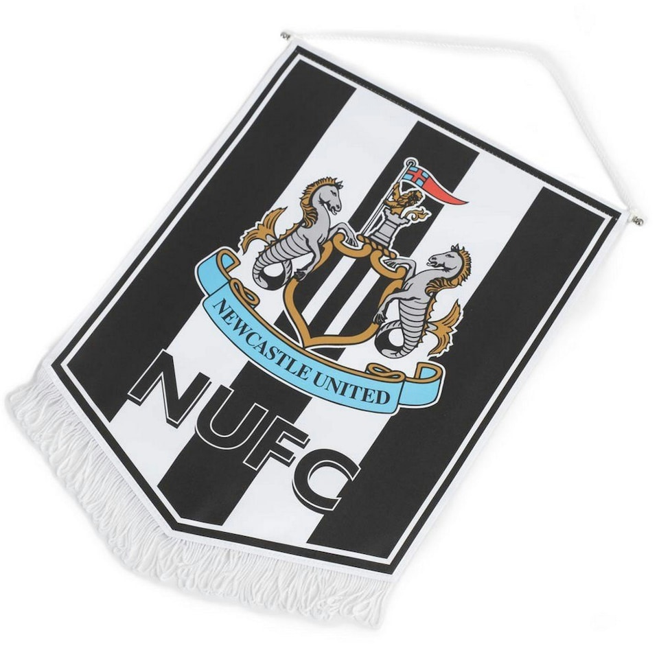 image 1 of Newcastle United FC Crest Pennant - White/Black/Grey - L