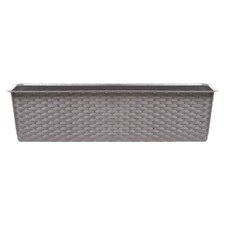 Ratolla Rattan Balcony Planter - 14.5x39.1x17.3 cm | Brown | Mocca & Set of 1 | 1