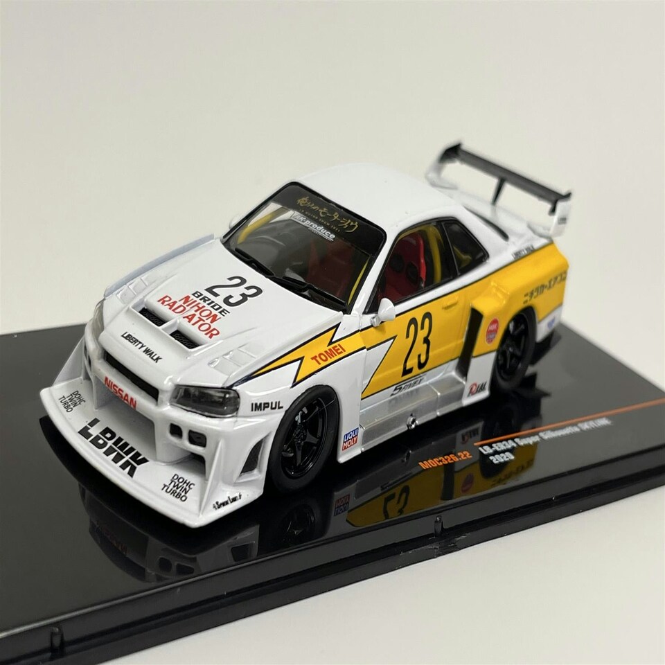 image 1 of Nissan LB ER34 #23 Super Silhouette Skyline 2020 1:43 Scale IXO MOC326.22