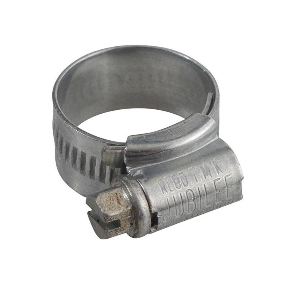Jubilee Zinc Plated Hose Clip - Zinc Plated - 0  16mm - 22mm 5/8in - 7/8in