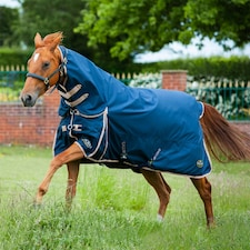 Gallop Equestrian Trojan 100 Combo Turnout Red | Size: 4ft 9
Colour: Navy/Red